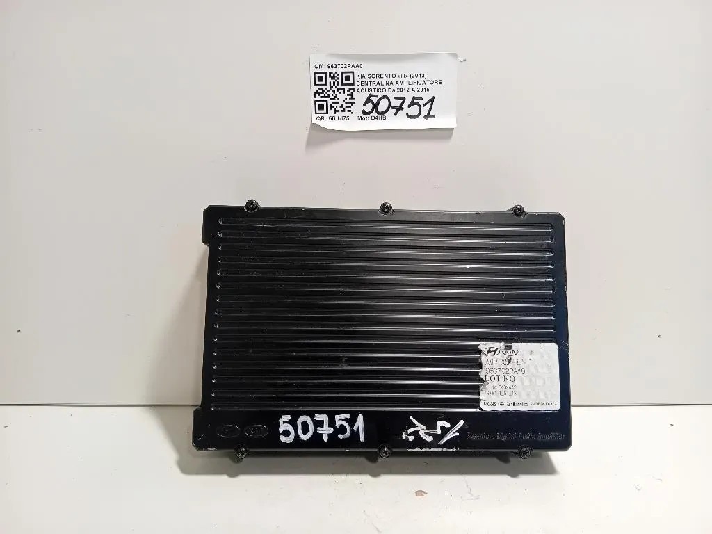 Centralina Amplificatore Acustico 963702PAA0 Kia Sorento III 2012