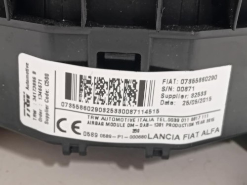 Air-bag Guidatore 07355860290 Peugeot Boxer III 2014