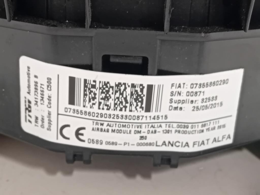 Air-bag Guidatore 07355860290 Peugeot Boxer III 2014