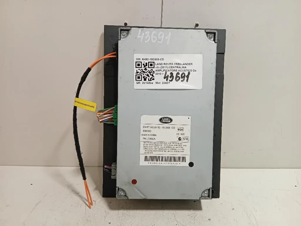 Centralina Amplificatore Acustico 6H52-18C808-CD Land Rover Freelander II 2011