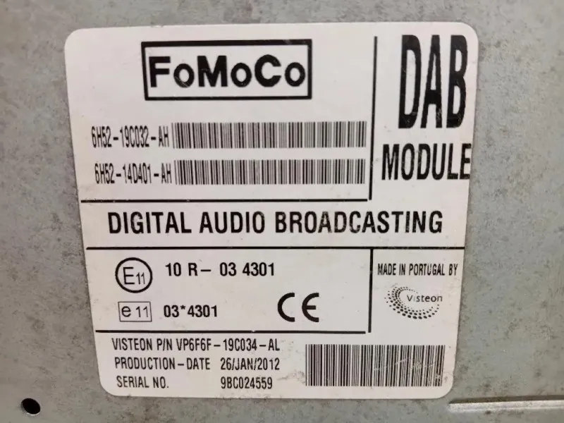 Centralina Amplificatore Acustico VP6F6F-19C034-AL Land Rover Range Rover Evoque I 2011