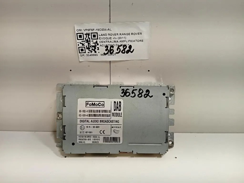 Centralina Amplificatore Acustico VP6F6F-19C034-AL Land Rover Range Rover Evoque I 2011