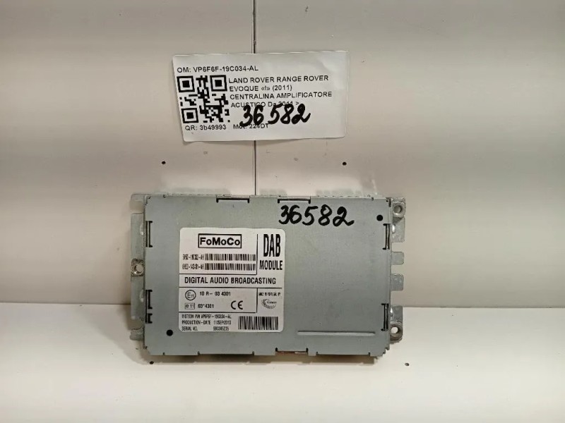 Centralina Amplificatore Acustico VP6F6F-19C034-AL Land Rover Range Rover Evoque I 2011