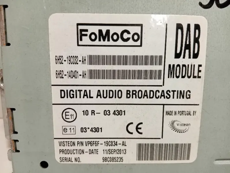 Centralina Amplificatore Acustico VP6F6F-19C034-AL Land Rover Range Rover Evoque I 2011