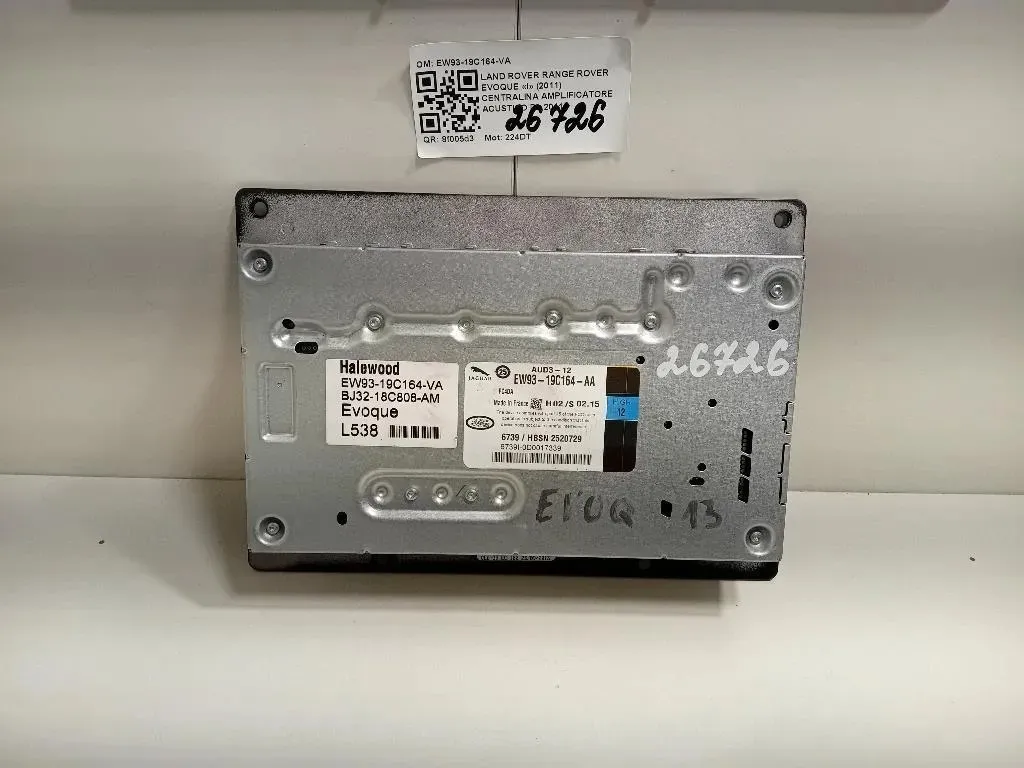 Centralina Amplificatore Acustico EW93-19C164-VA Land Rover Range Rover Evoque I 2011