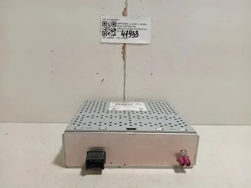 Centralina Amplificatore Acustico A2229008911 Mercedes Classe C W205 2014