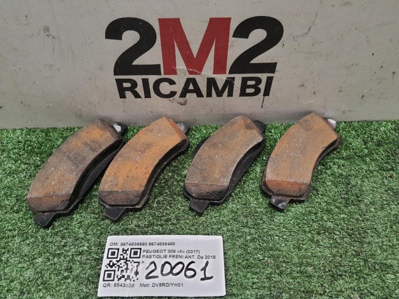 Pastiglie Freni ANT 9674839580 9674839480 ANT Peugeot 308 II 2017