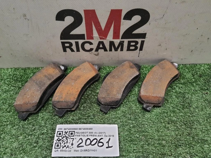 Pastiglie Freni ANT 9674839580 9674839480 ANT Peugeot 308 II 2017