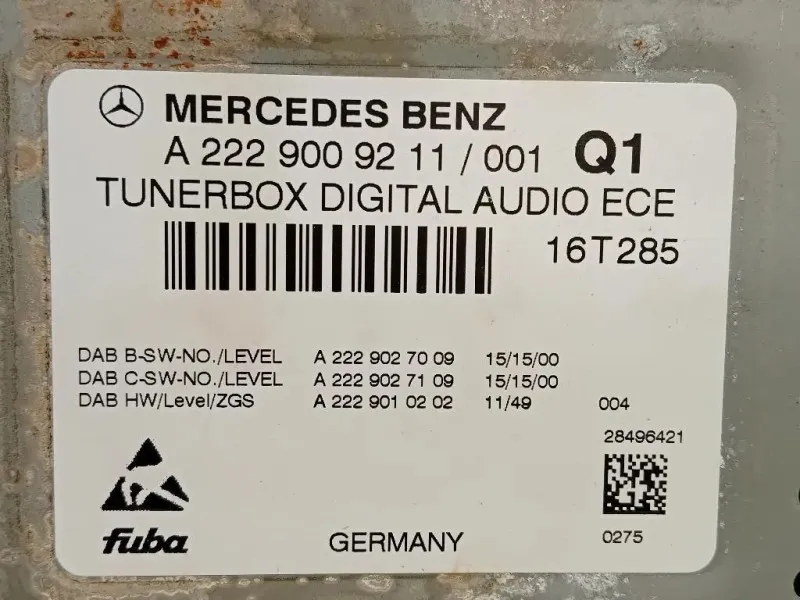 Centralina Amplificatore Acustico A2229009211 Mercedes Classe GLE W166 2015