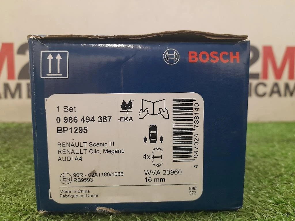 Pastiglie Freni POST BOSCH 0986494387 NUOVO Renault CLIO III 2006