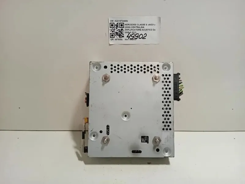 Centralina Amplificatore Acustico A2218704689 Mercedes Classe S W221 2006