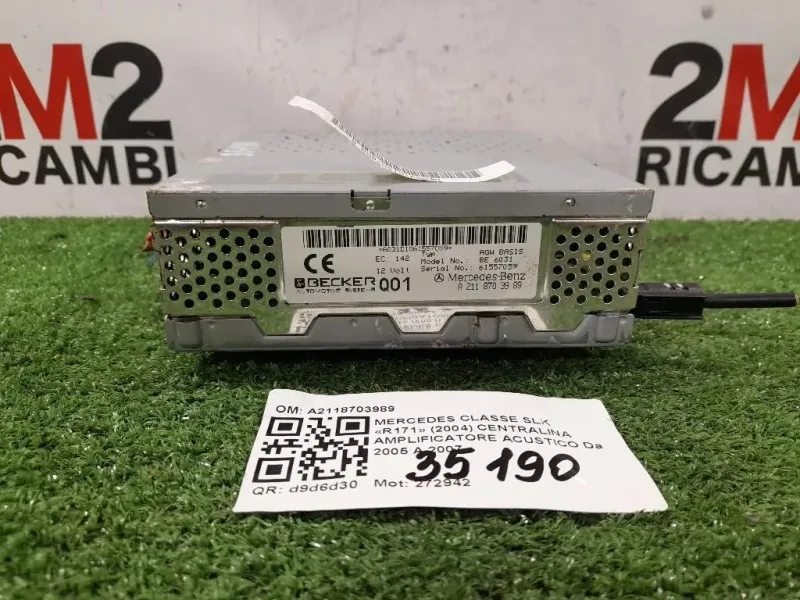 Centralina Amplificatore Acustico A2118703989 Mercedes Classe SLK R171 2004