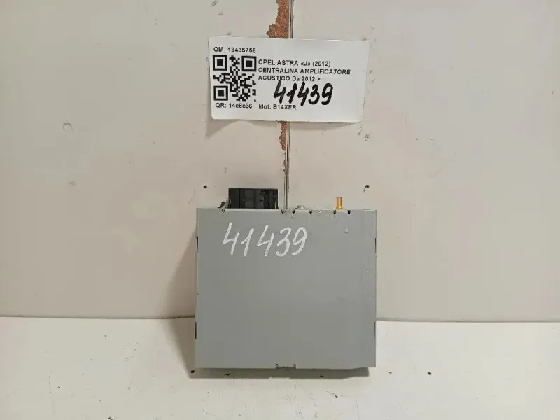 Centralina Amplificatore Acustico 13435756 Opel Astra J 2012