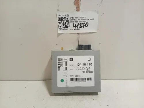 Centralina Amplificatore Acustico 13410170 Opel Mokka 2013