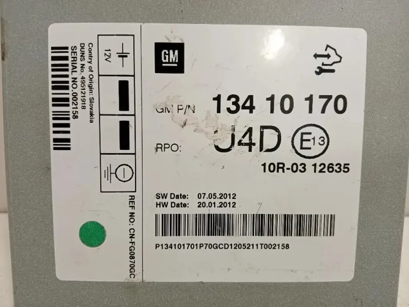 Centralina Amplificatore Acustico 13410170 Opel Mokka 2013