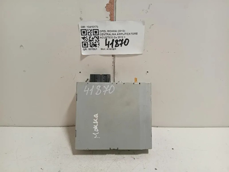 Centralina Amplificatore Acustico 13410170 Opel Mokka 2013