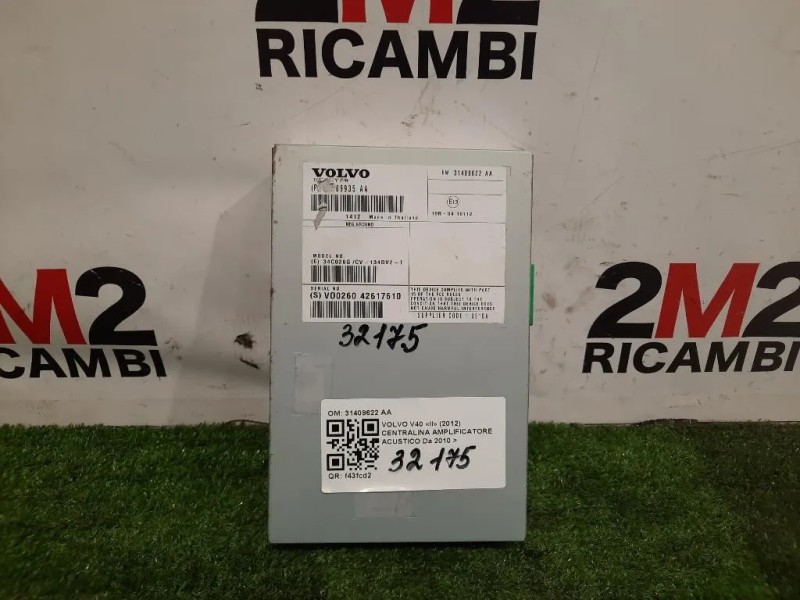 Centralina Amplificatore Acustico 31409622 AA Volvo V40 II 2012