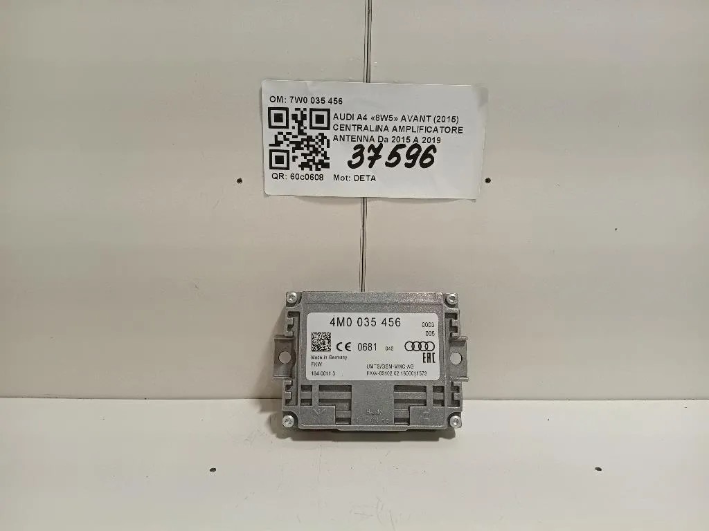 Centralina Amplificatore Antenna 7W0 035 456 Audi A4 8W5 Avant 2015