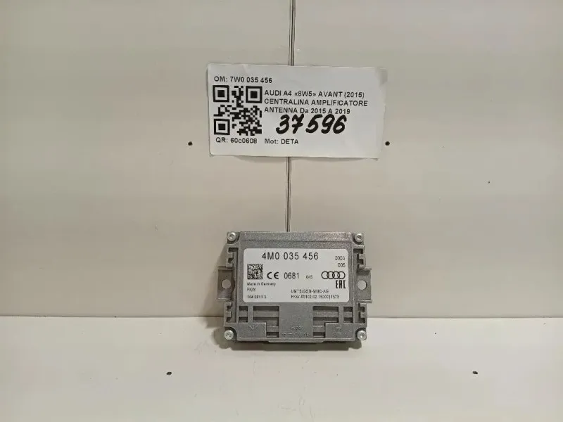 Centralina Amplificatore Antenna 7W0 035 456 Audi A4 8W5 Avant 2015