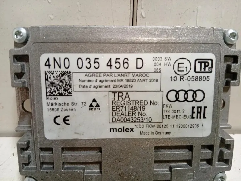 Centralina Amplificatore Antenna 4N0 035 456 D Audi A6 4GD Avant 2016