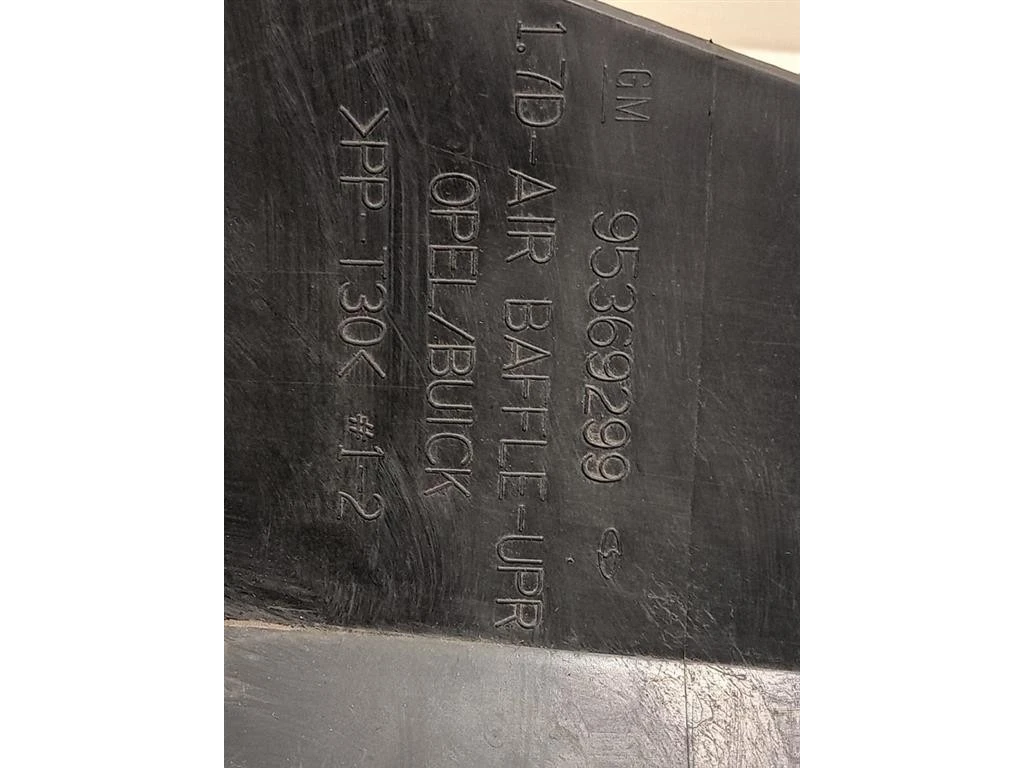 Copertura Interna Griglia Radiatore ANT 95369299 Opel Mokka 2013