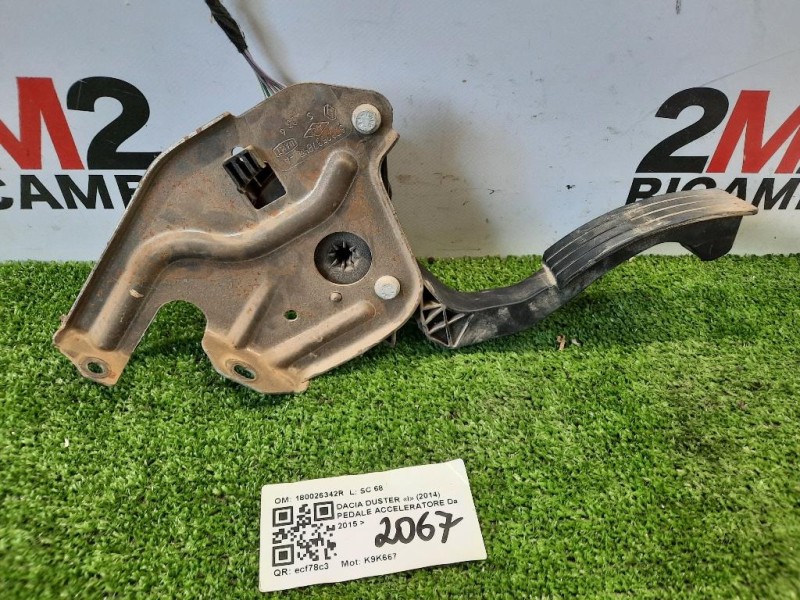Pedale Acceleratore 180026342R Dacia Duster I 2014