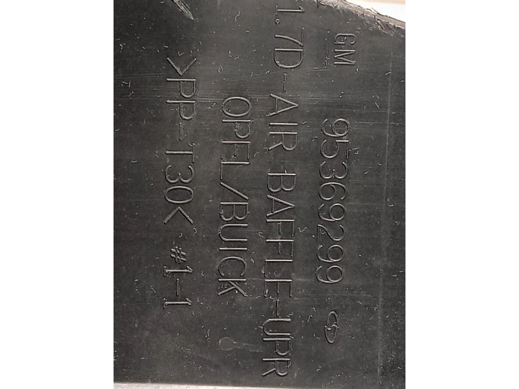 Copertura Interna Griglia Radiatore ANT 95369299 Opel Mokka 2013