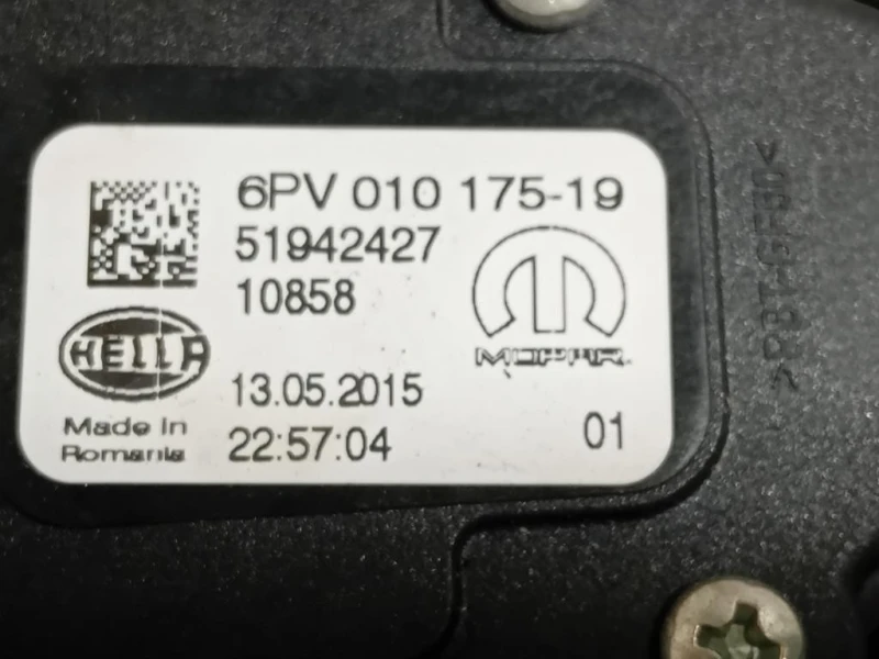 Pedale Acceleratore 51942427 Fiat 500X 2015