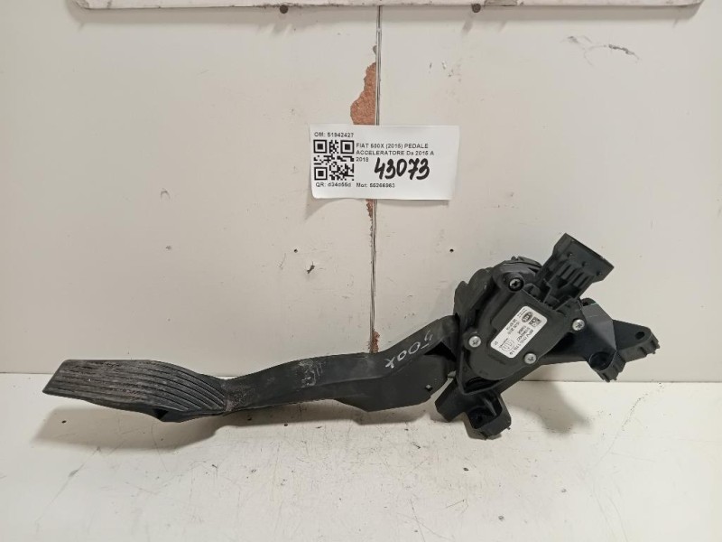 Pedale Acceleratore 51942427 Fiat 500X 2015