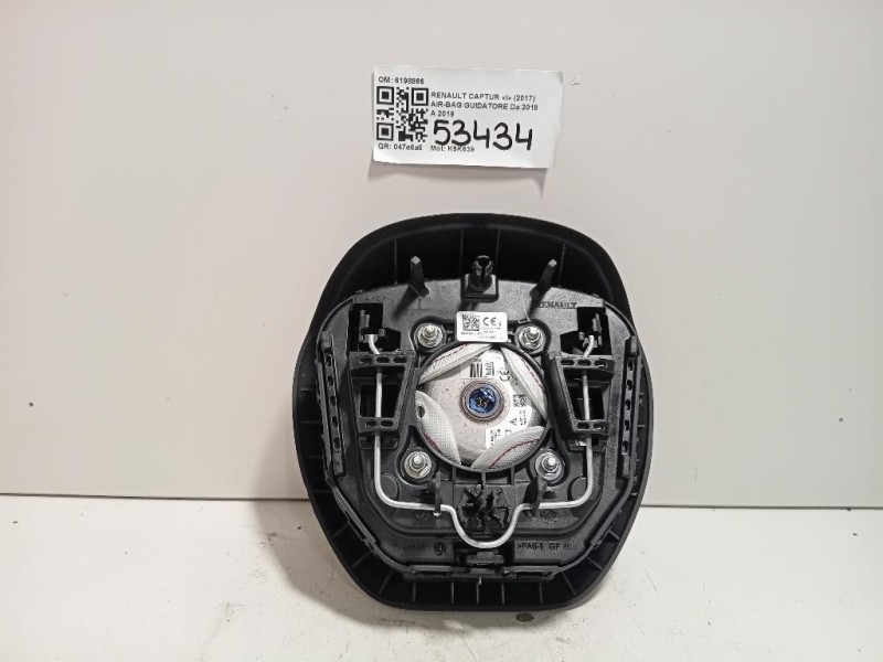 Air-bag Guidatore 6198866 Renault Captur I 2017