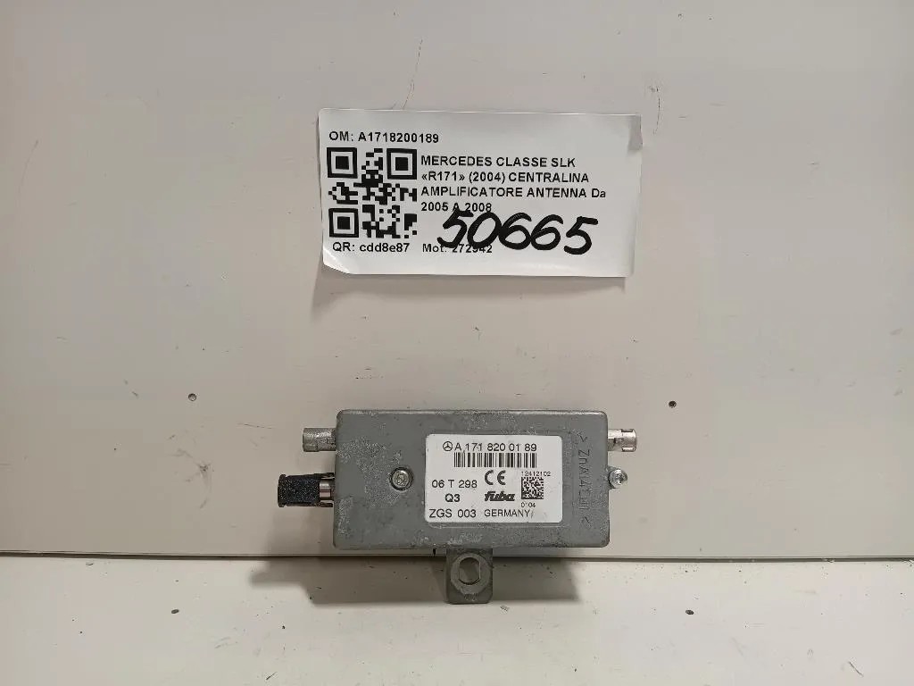 Centralina Amplificatore Antenna A1718200189 Mercedes Classe SLK R171 2004