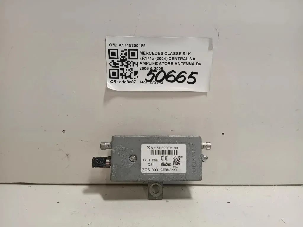 Centralina Amplificatore Antenna A1718200189 Mercedes Classe SLK R171 2004