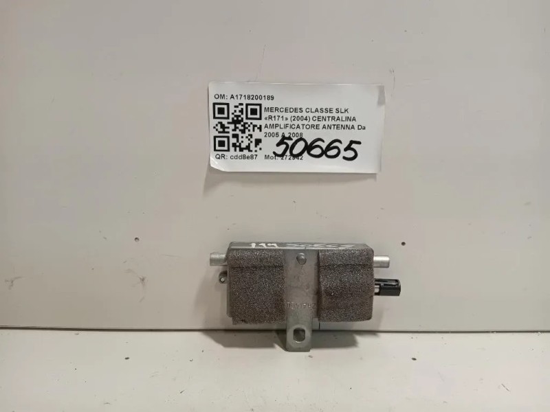 Centralina Amplificatore Antenna A1718200189 Mercedes Classe SLK R171 2004