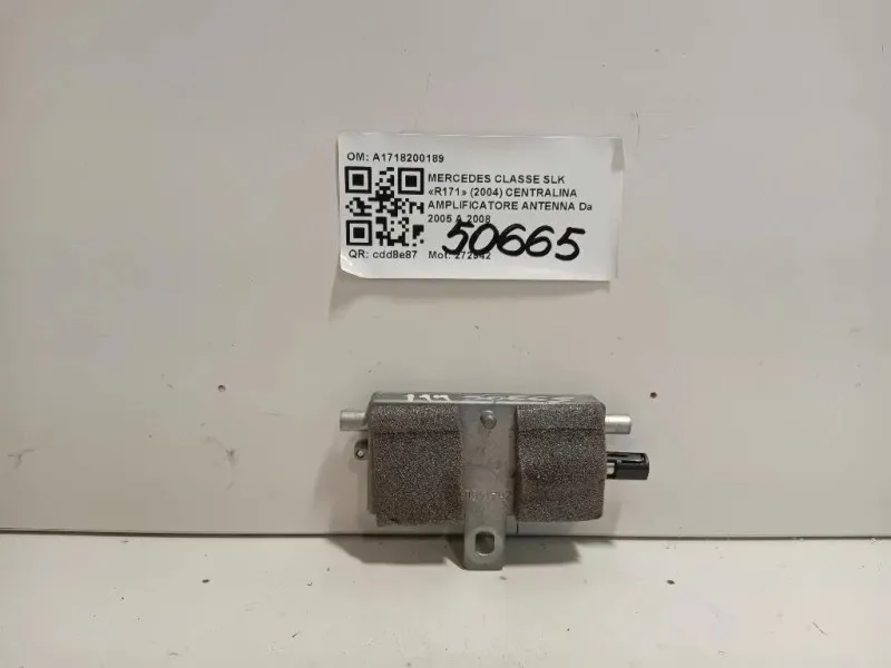 Centralina Amplificatore Antenna A1718200189 Mercedes Classe SLK R171 2004