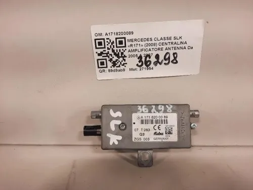 Centralina Amplificatore Antenna A1718200089 Mercedes Classe SLK R171 2008