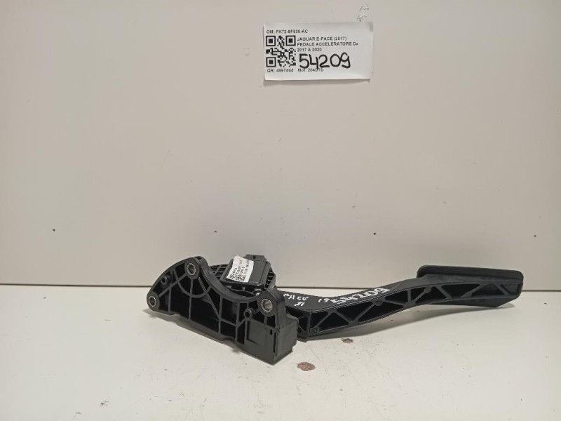 Pedale Acceleratore FK72-9F836-AC Jaguar E-pace 2017