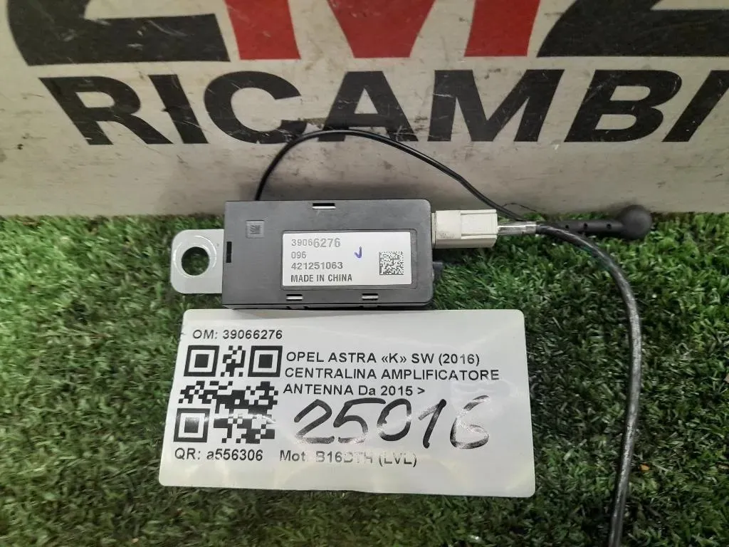 Centralina Amplificatore Antenna 39066276 Opel Astra K SW 2016
