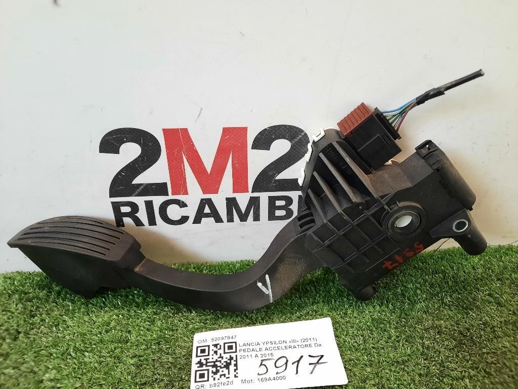 Pedale Acceleratore 52097847 Lancia Ypsilon III 2011