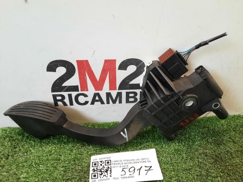 Pedale Acceleratore 52097847 Lancia Ypsilon III 2011