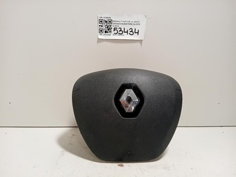 Air-bag Guidatore 6198866 Renault Captur I 2017