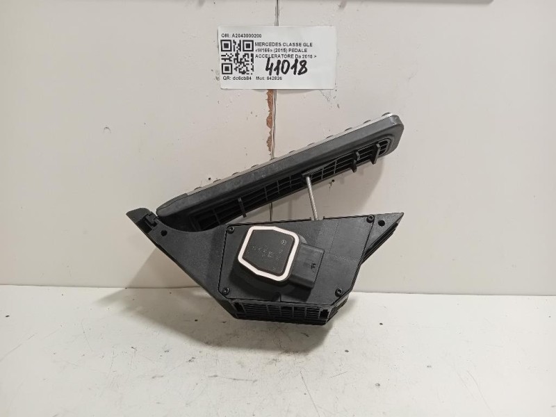 Pedale Acceleratore A2043000200 Mercedes Classe GLE W166 2015