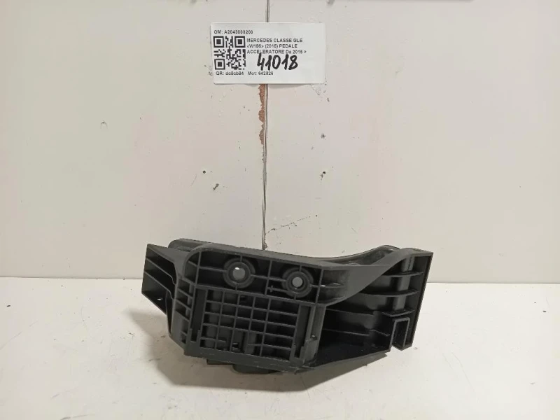 Pedale Acceleratore A2043000200 Mercedes Classe GLE W166 2015