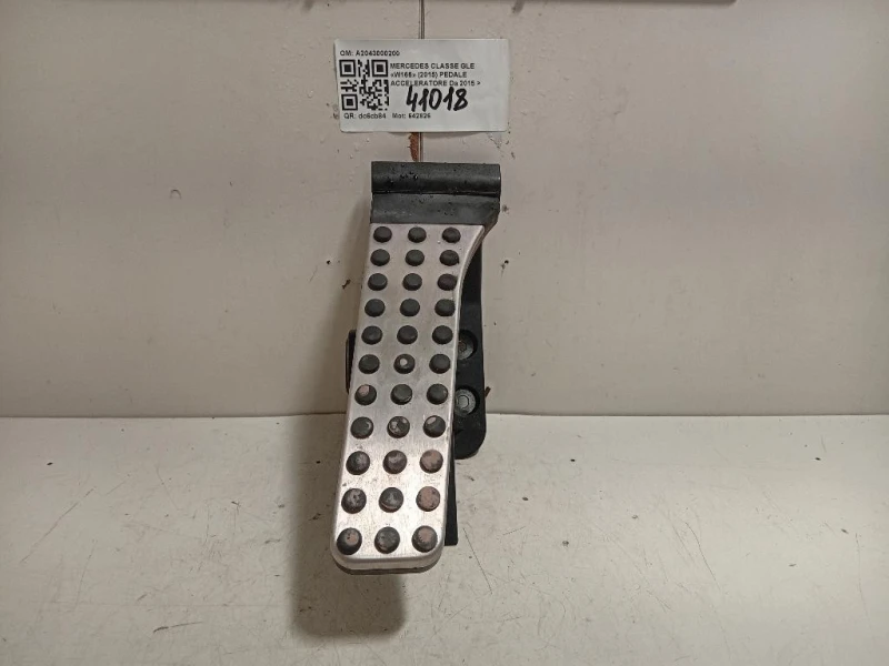 Pedale Acceleratore A2043000200 Mercedes Classe GLE W166 2015