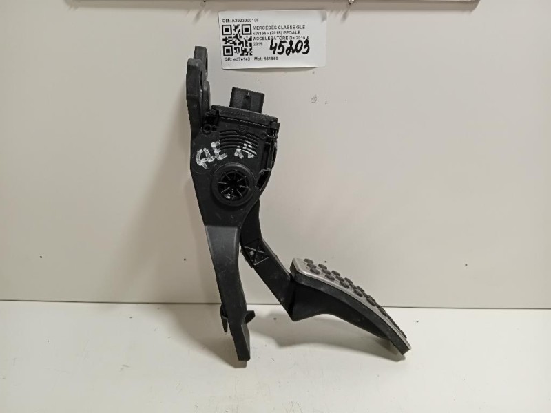 Pedale Acceleratore A2923000100 Mercedes Classe GLE W166 2015