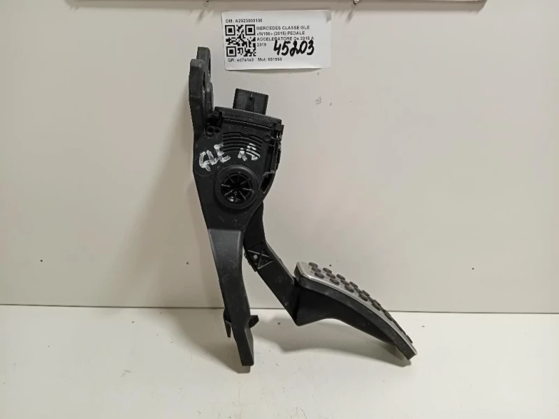 Pedale Acceleratore A2923000100 Mercedes Classe GLE W166 2015