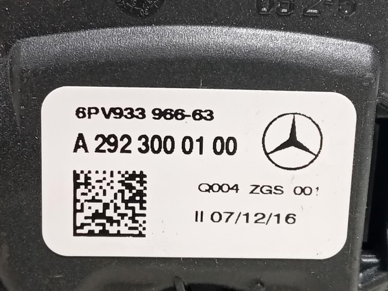 Pedale Acceleratore A2923000100 Mercedes Classe GLE W166 2015