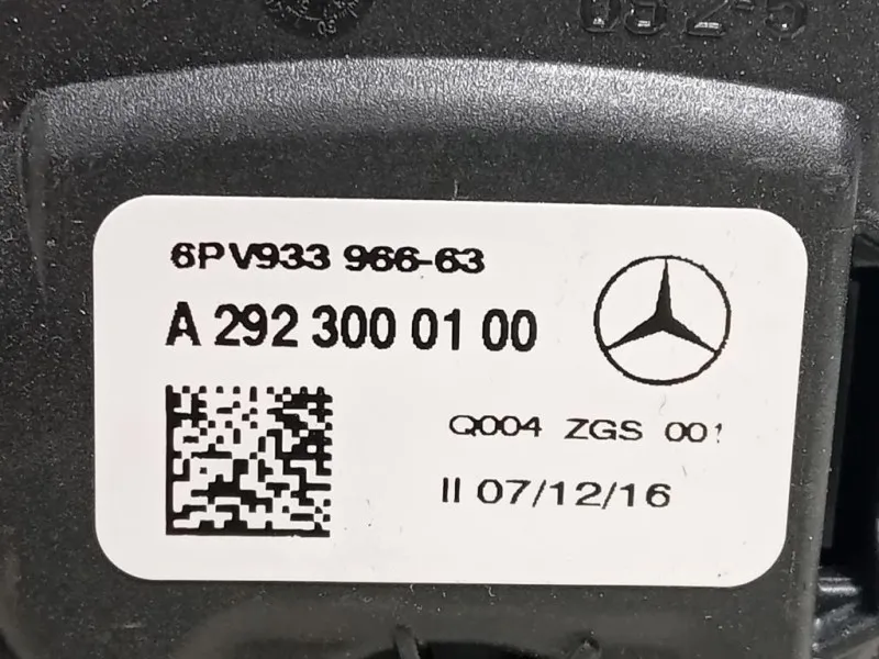 Pedale Acceleratore A2923000100 Mercedes Classe GLE W166 2015