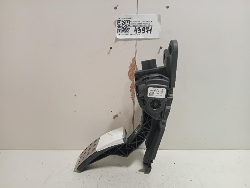 Pedale Acceleratore A2923000100 Mercedes Classe GLE W166 2015
