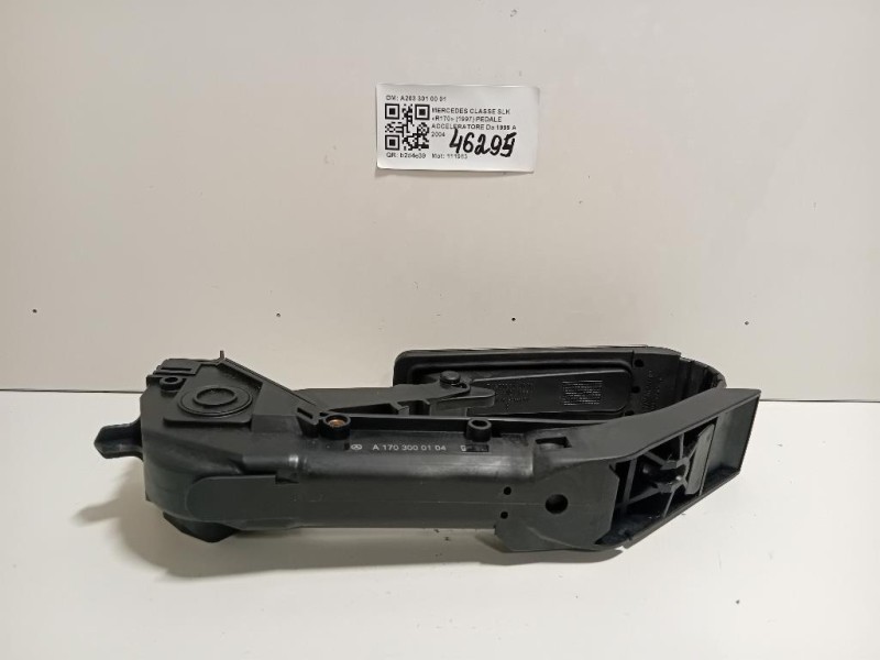 Pedale Acceleratore A203 301 00 01 Mercedes Classe SLK R170 1997