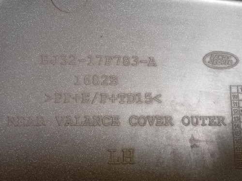 Copertura Paraurti POST SX